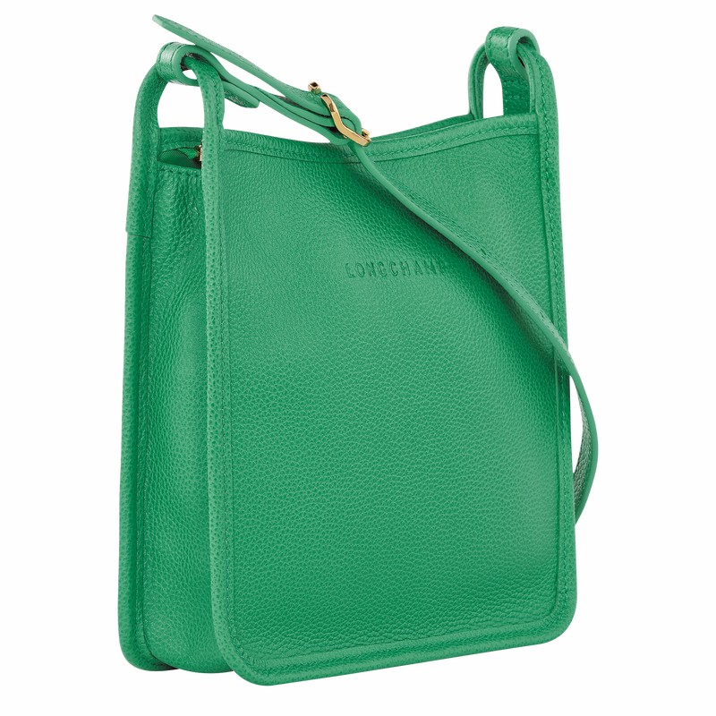 Longchamp Le FOULONNÉ S Crossbodytassen Dames Groen Uitverkoop | 10138021129