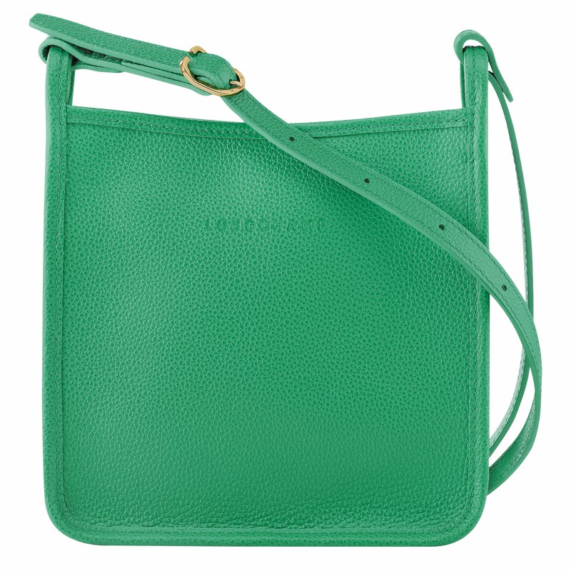 Longchamp Le FOULONNÉ S Crossbodytassen Dames Groen Uitverkoop | 10138021129