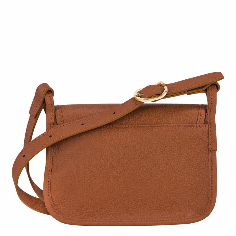 Longchamp Le FOULONNÉ S Crossbodytassen Dames Caramel Uitverkoop | 10134021121