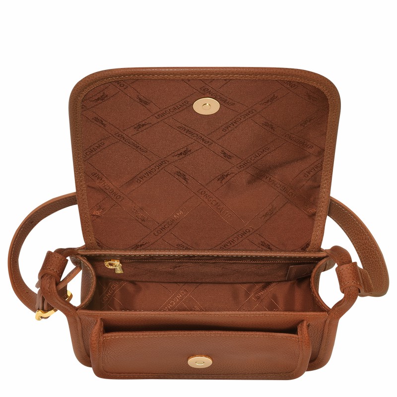 Longchamp Le FOULONNÉ S Crossbodytassen Dames Caramel Uitverkoop | 10134021121