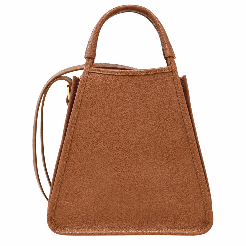 Longchamp Le FOULONNÉ S Handtas Dames Caramel Uitverkoop | 10233021121