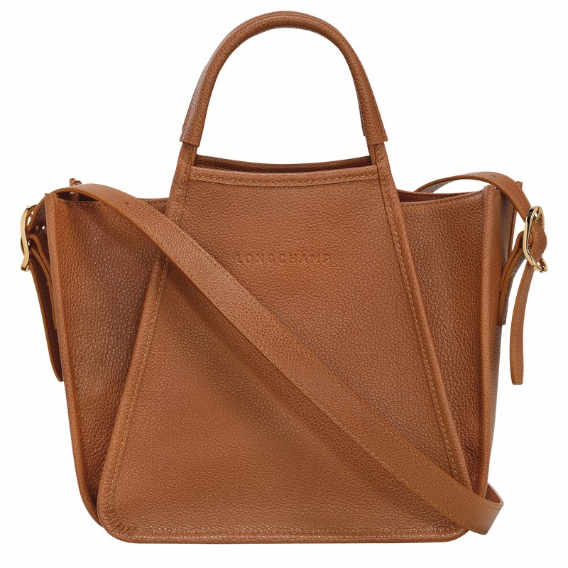 Longchamp Le FOULONNÉ S Handtas Dames Caramel Uitverkoop | 10233021121