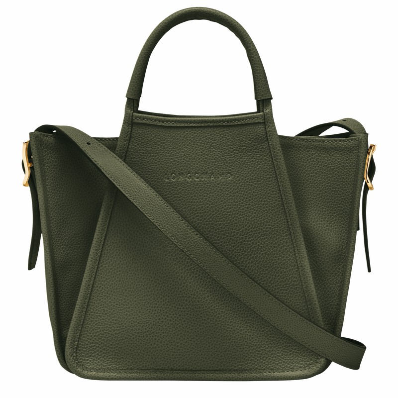 Longchamp Le FOULONNÉ S Handtas Dames Khaki Uitverkoop | 10233021892