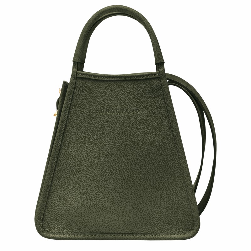 Longchamp Le FOULONNÉ S Handtas Dames Khaki Uitverkoop | 10233021892