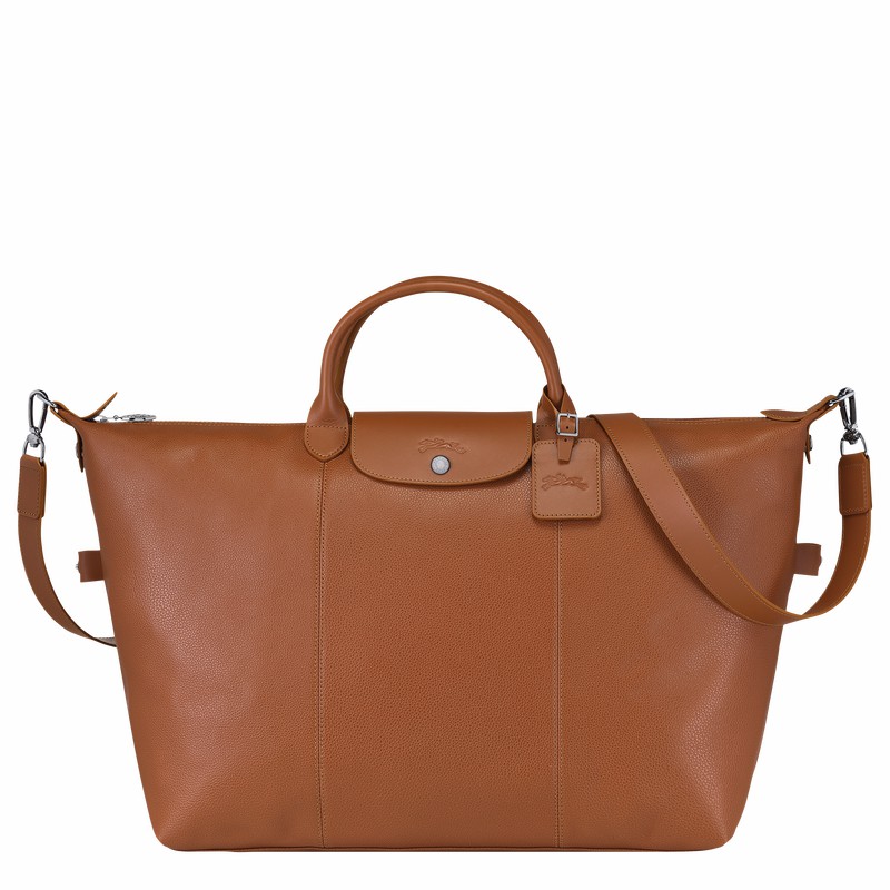 Longchamp Le FOULONNÉ S Reistas Dames Caramel Uitverkoop | L1624021F72