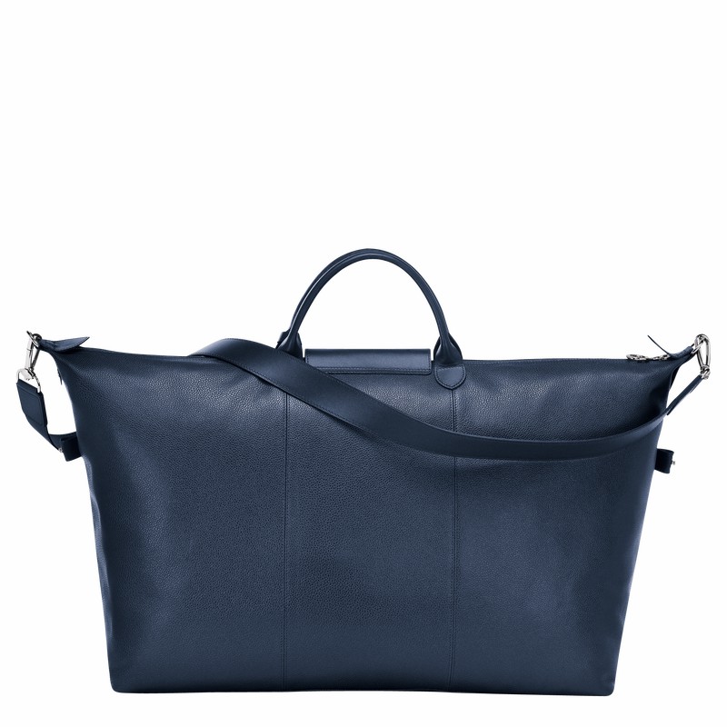 Longchamp Le FOULONNÉ S Reistas Dames Donkerblauw Uitverkoop | L1624021556