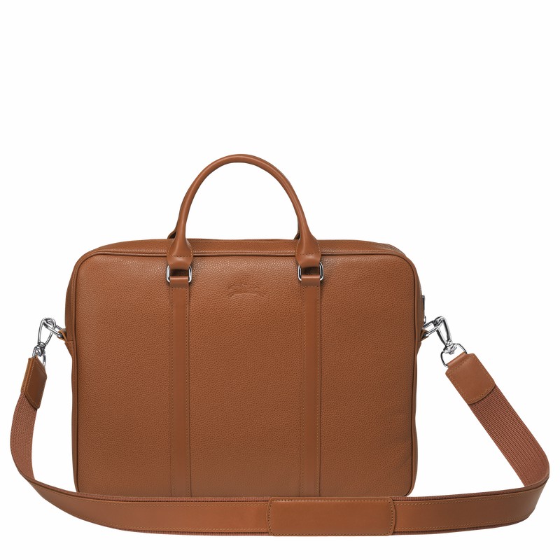 Longchamp Le FOULONNÉ XS Aktentas Dames Caramel Uitverkoop | L2121021F72