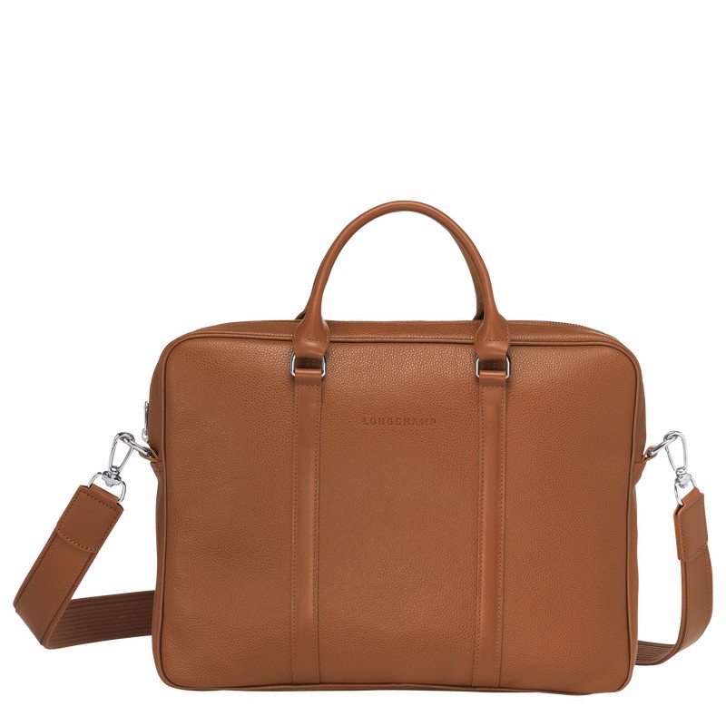 Longchamp Le FOULONNÉ XS Aktentas Dames Caramel Uitverkoop | L2121021F72