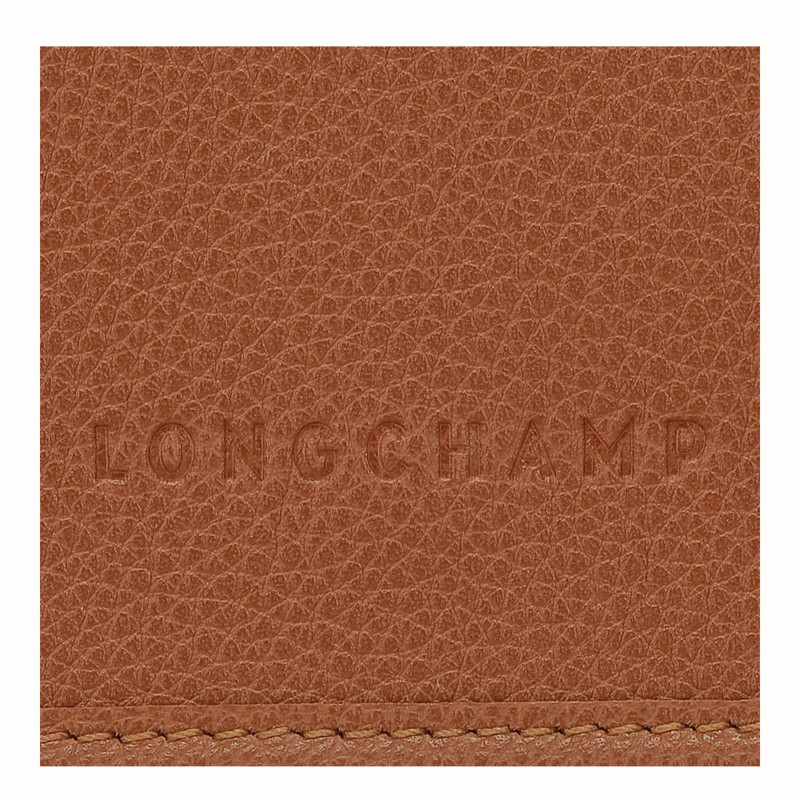 Longchamp Le FOULONNÉ XS Clutch Dames Caramel Uitverkoop | 10133021121