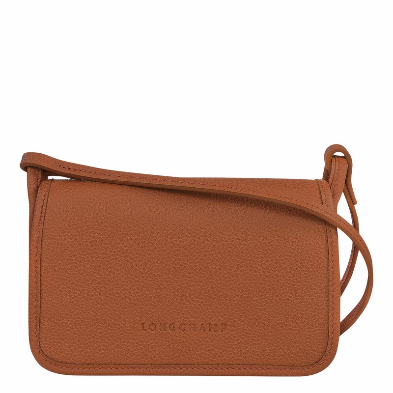 Longchamp Le FOULONNÉ XS Clutch Dames Caramel Uitverkoop | 10133021121