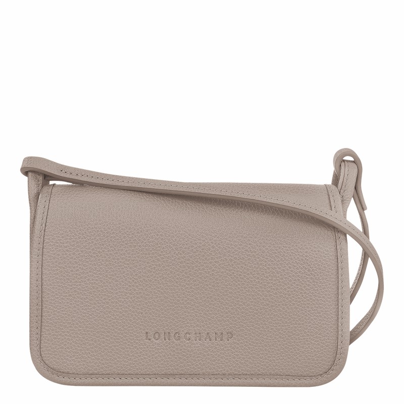 Longchamp Le FOULONNÉ XS Clutch Dames Grijs Uitverkoop | 10133021P55