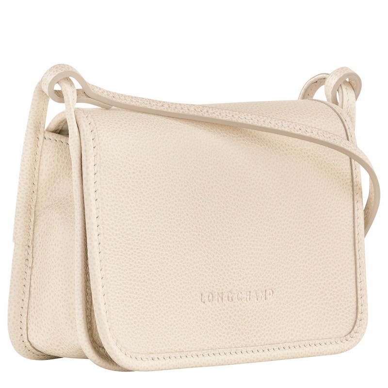 Longchamp Le FOULONNÉ XS Clutch Dames Wit Uitverkoop | 10133021555