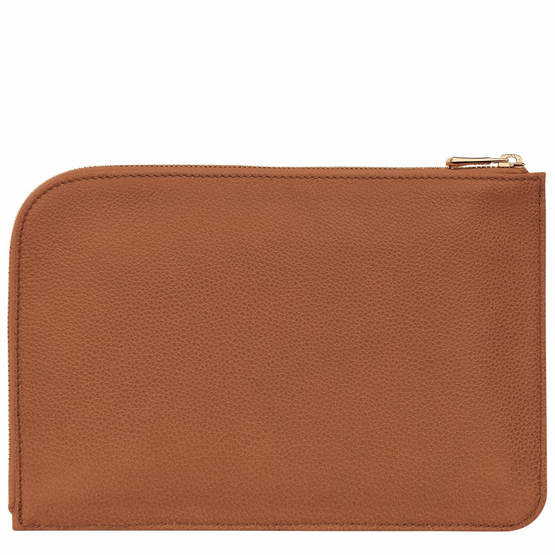 Longchamp Le FOULONNÉ Zak Dames Caramel Uitverkoop | 30040021121