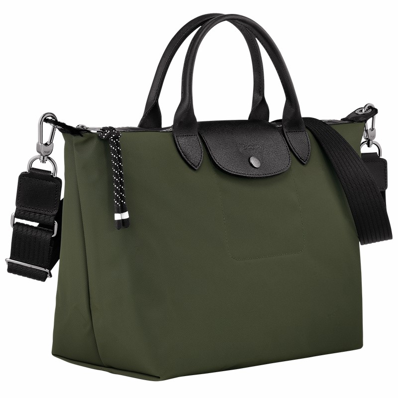 Longchamp Le Pliage Energy L Handtas Dames Khaki Uitverkoop | L1515HSR892