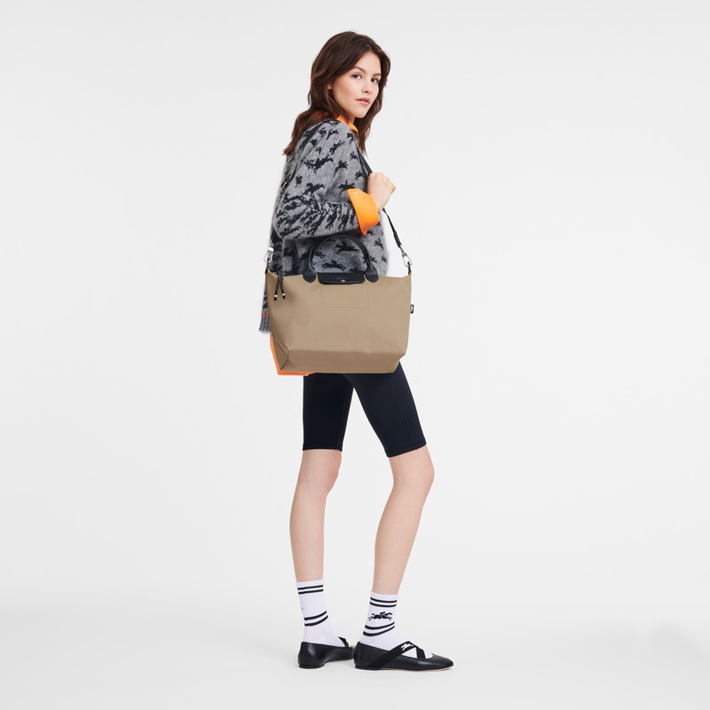 Longchamp Le Pliage Energy L Handtas Heren Grijs Uitverkoop | L1515HSR299-