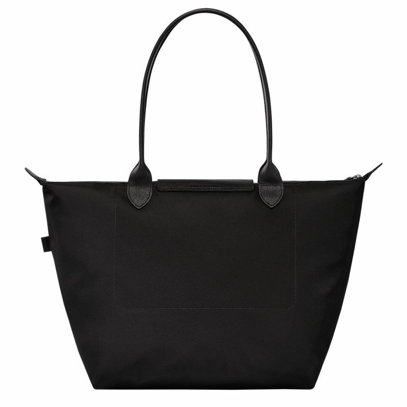 Longchamp Le Pliage Energy L Tote Tassen Dames Zwart Uitverkoop | L1899HSR001