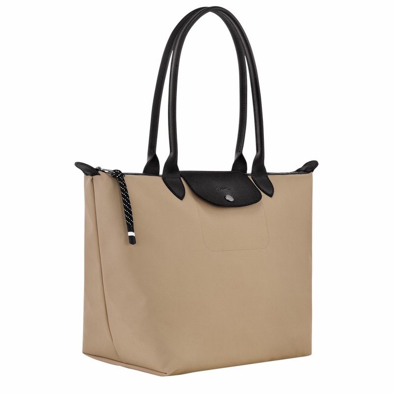 Longchamp Le Pliage Energy L Tote Tassen Dames Grijs Uitverkoop | L1899HSR299