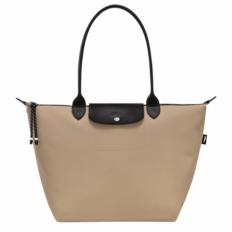 Longchamp Le Pliage Energy L Tote Tassen Dames Grijs Uitverkoop | L1899HSR299