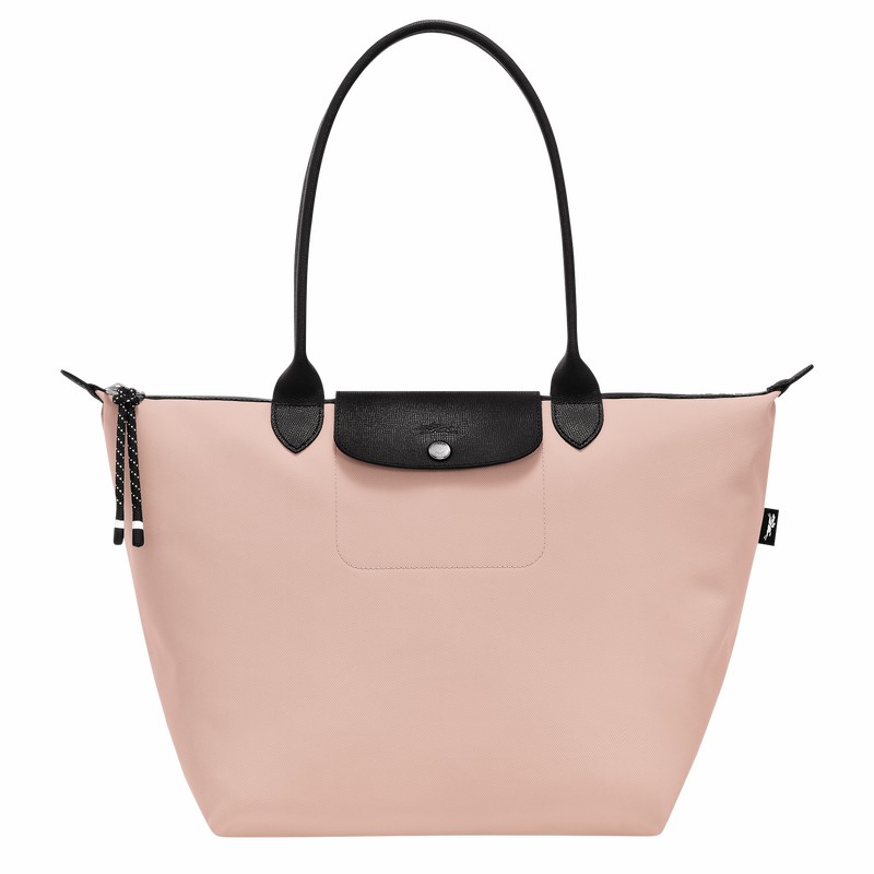 Longchamp Le Pliage Energy L Tote Tassen Dames Beige Uitverkoop | L1899HSR542