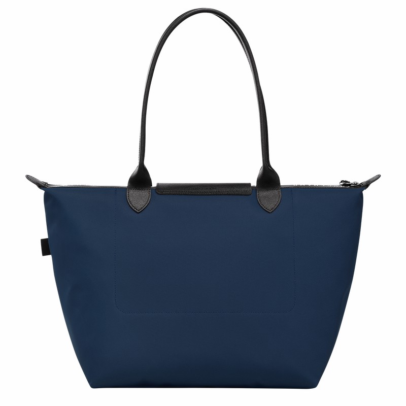 Longchamp Le Pliage Energy L Tote Tassen Dames Donkerblauw Uitverkoop | L1899HSR006