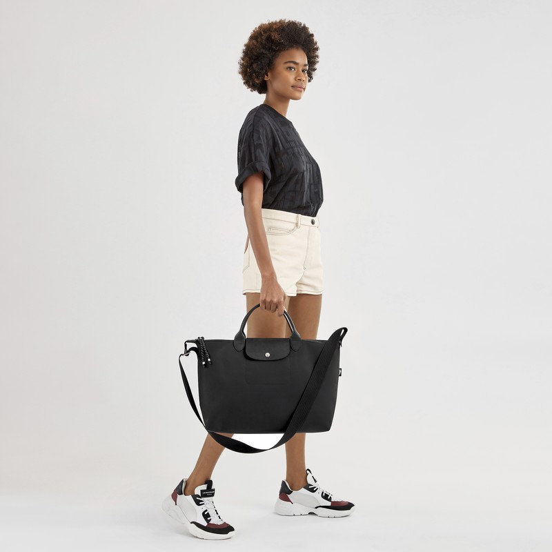 Longchamp Le Pliage Energy XL Handtas Heren Zwart Uitverkoop | L1630HSR001-