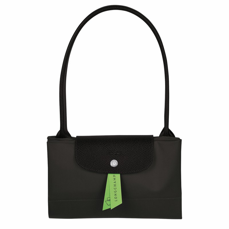 Longchamp Le Pliage Green L Tote Tassen Dames Zwart Uitverkoop | L1899919001