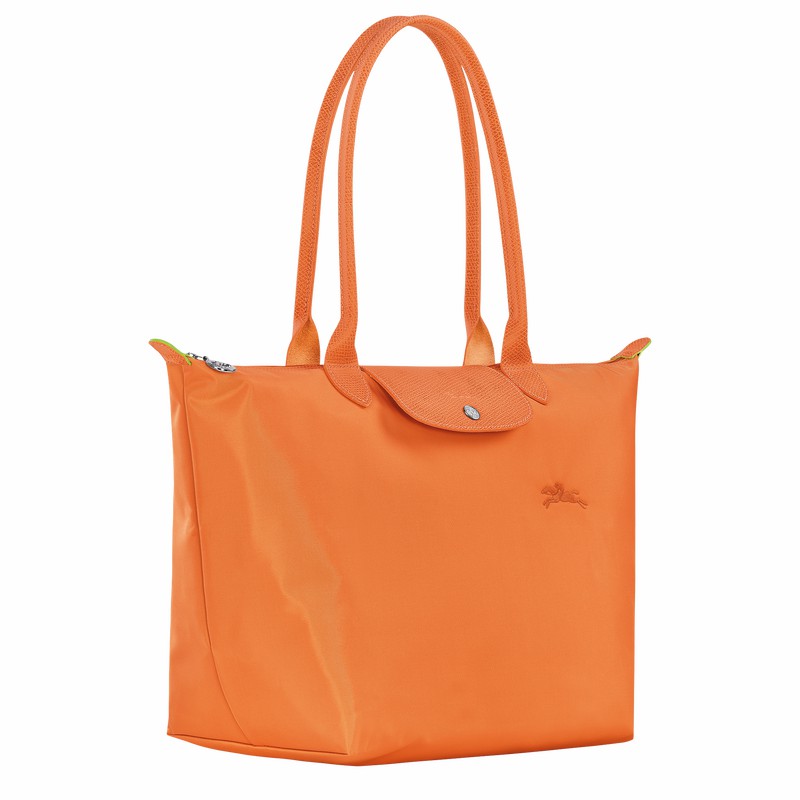 Longchamp Le Pliage Green L Tote Tassen Dames Oranje Uitverkoop | L1899919P54