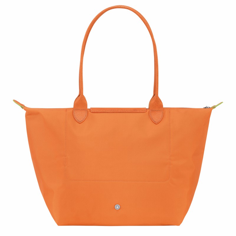 Longchamp Le Pliage Green L Tote Tassen Dames Oranje Uitverkoop | L1899919P54