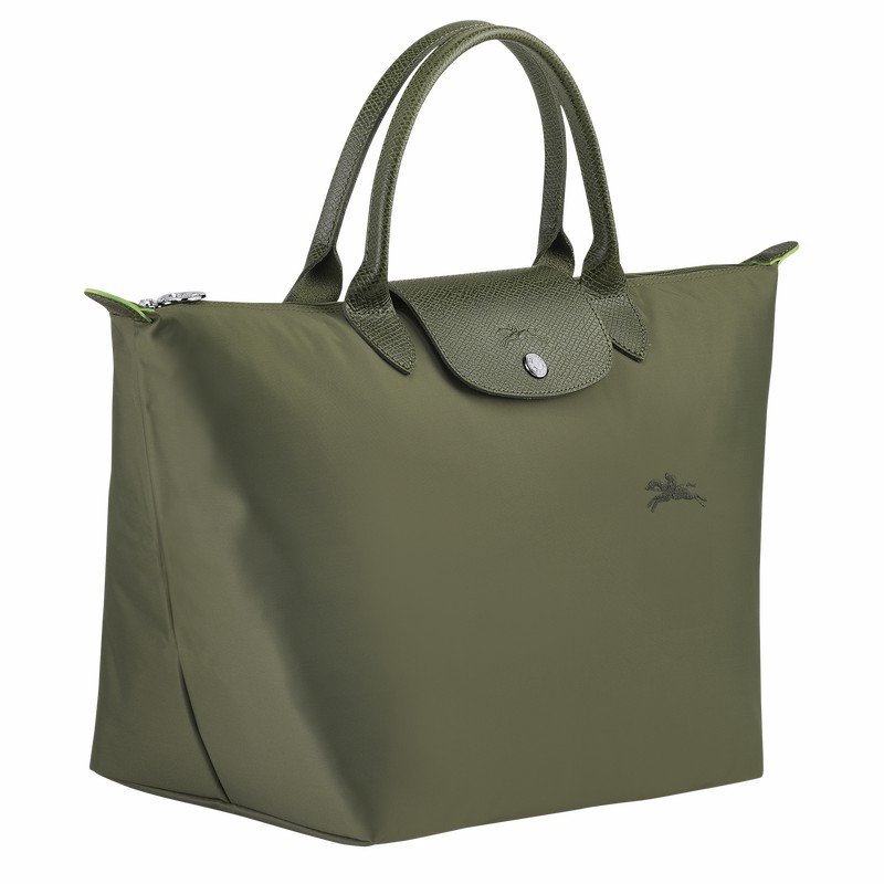 Longchamp Le Pliage Green M Handtas Dames Groen Uitverkoop | L1623919479