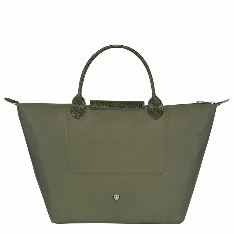 Longchamp Le Pliage Green M Handtas Dames Groen Uitverkoop | L1623919479