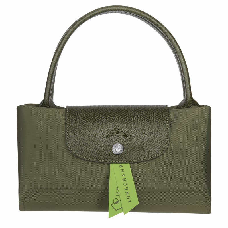 Longchamp Le Pliage Green M Handtas Dames Groen Uitverkoop | L1623919479