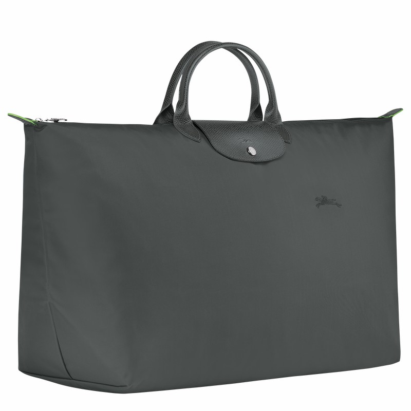 Longchamp Le Pliage Green M Reistas Dames Diepgrijs Uitverkoop | L1625919P66