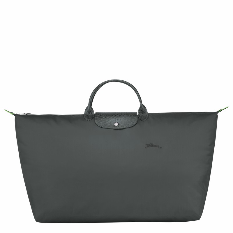 Longchamp Le Pliage Green M Reistas Dames Diepgrijs Uitverkoop | L1625919P66