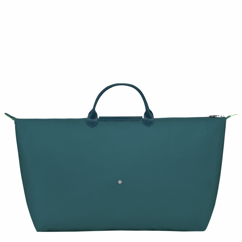 Longchamp Le Pliage Green M Reistas Dames Pauw Uitverkoop | L1625919P89