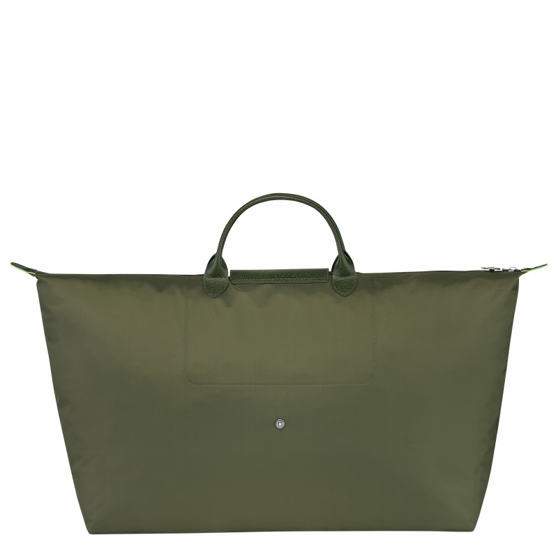 Longchamp Le Pliage Green M Reistas Dames Groen Uitverkoop | L1625919479