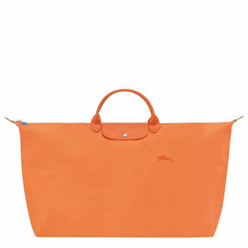 Longchamp Le Pliage Green M Reistas Dames Oranje Uitverkoop | L1625919P54