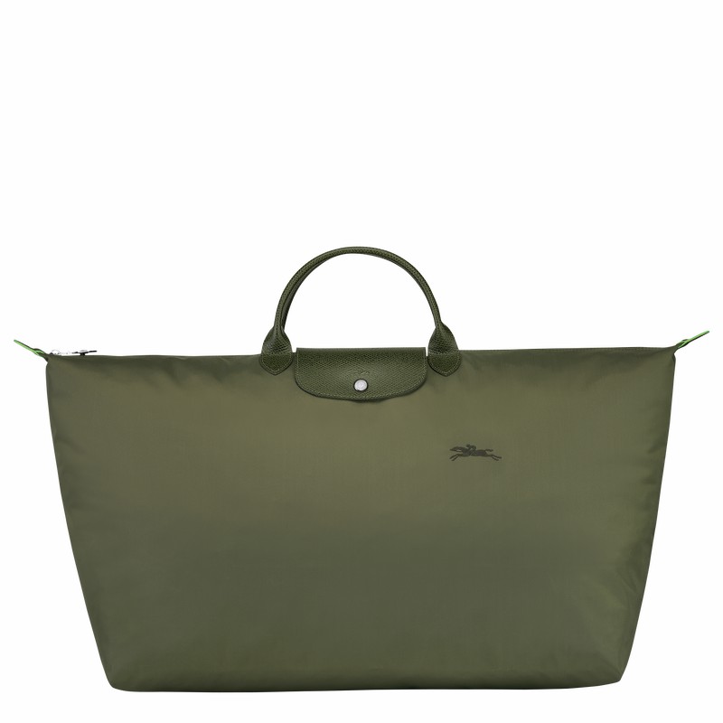 Longchamp Le Pliage Green M Reistas Heren Groen Uitverkoop | L1625919479-