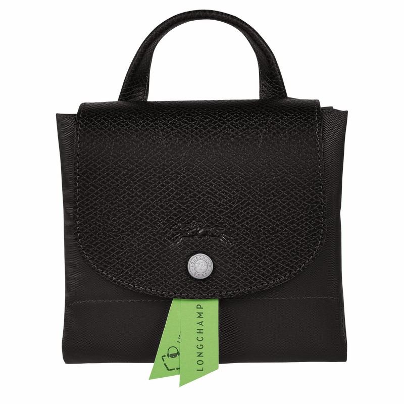 Longchamp Le Pliage Green M Rugzakken Dames Zwart Uitverkoop | L1699919001