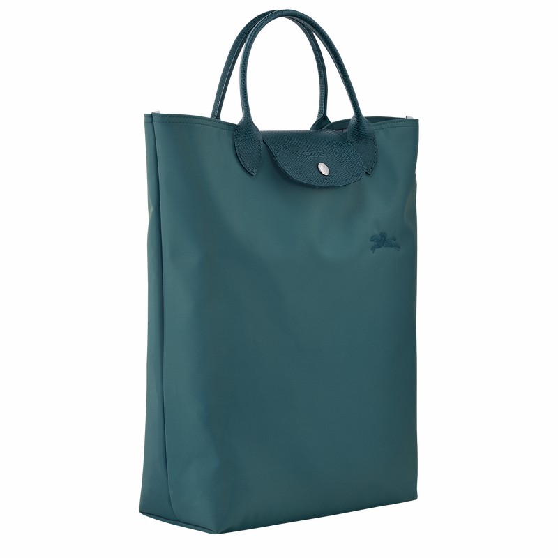 Longchamp Le Pliage Green M Tote Tassen Dames Pauw Uitverkoop | 10168919P89