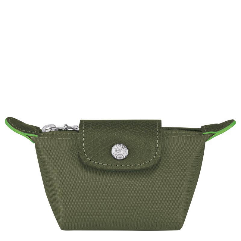 Longchamp Le Pliage Green Portemonnee Dames Groen Uitverkoop | 30016919479