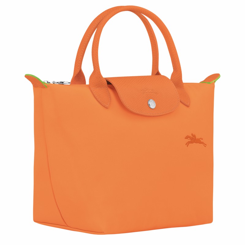 Longchamp Le Pliage Green S Handtas Dames Oranje Uitverkoop | L1621919P54