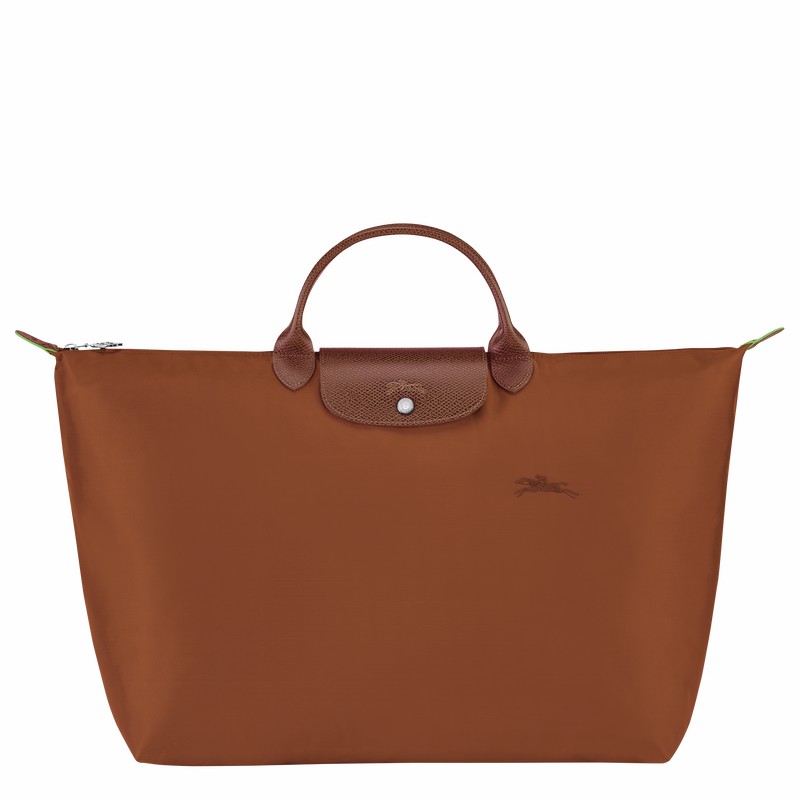 Longchamp Le Pliage Green S Reistas Dames Bruin Uitverkoop | L1624919504