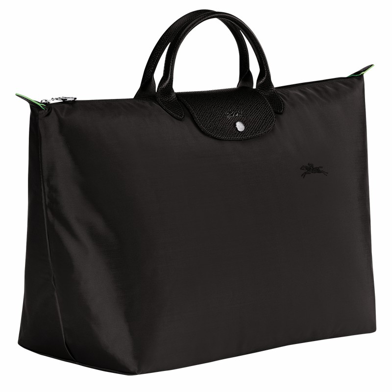 Longchamp Le Pliage Green S Reistas Dames Zwart Uitverkoop | L1624919001