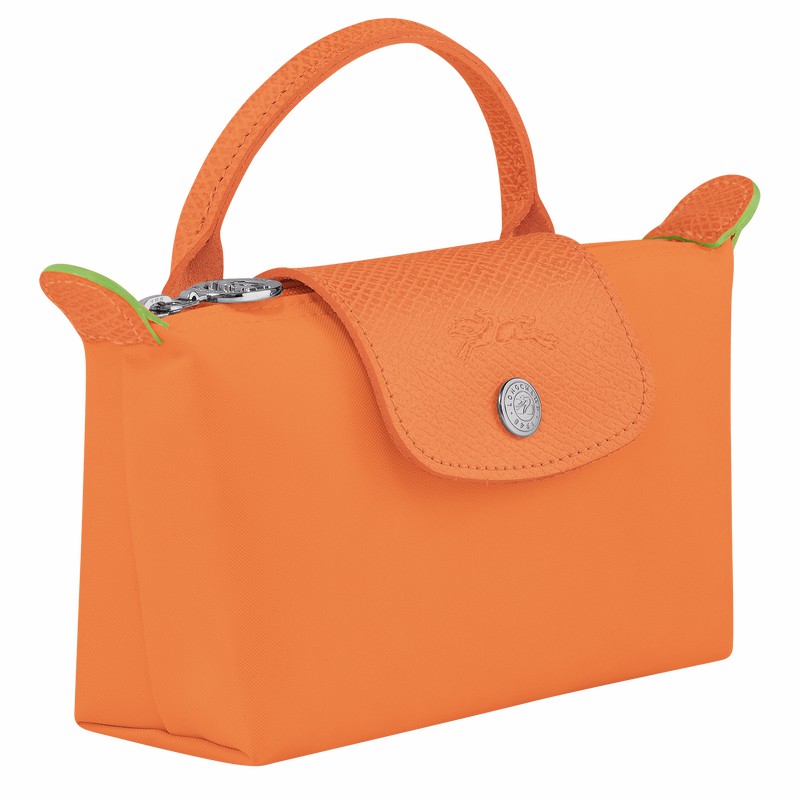 Longchamp Le Pliage Green Zak Dames Oranje Uitverkoop | 34175919P54