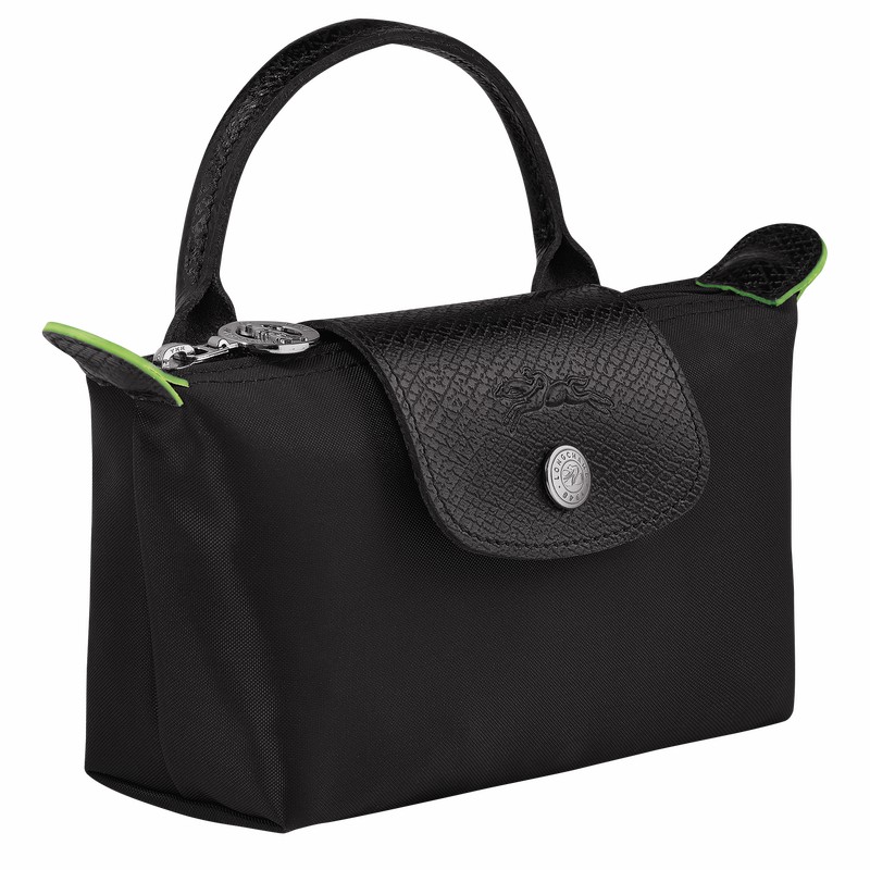 Longchamp Le Pliage Green Zak Dames Zwart Uitverkoop | 34175919001