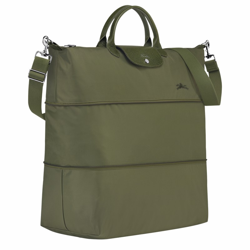 Longchamp Le Pliage Green expandable Reistas Heren Groen Uitverkoop | L1911919479-