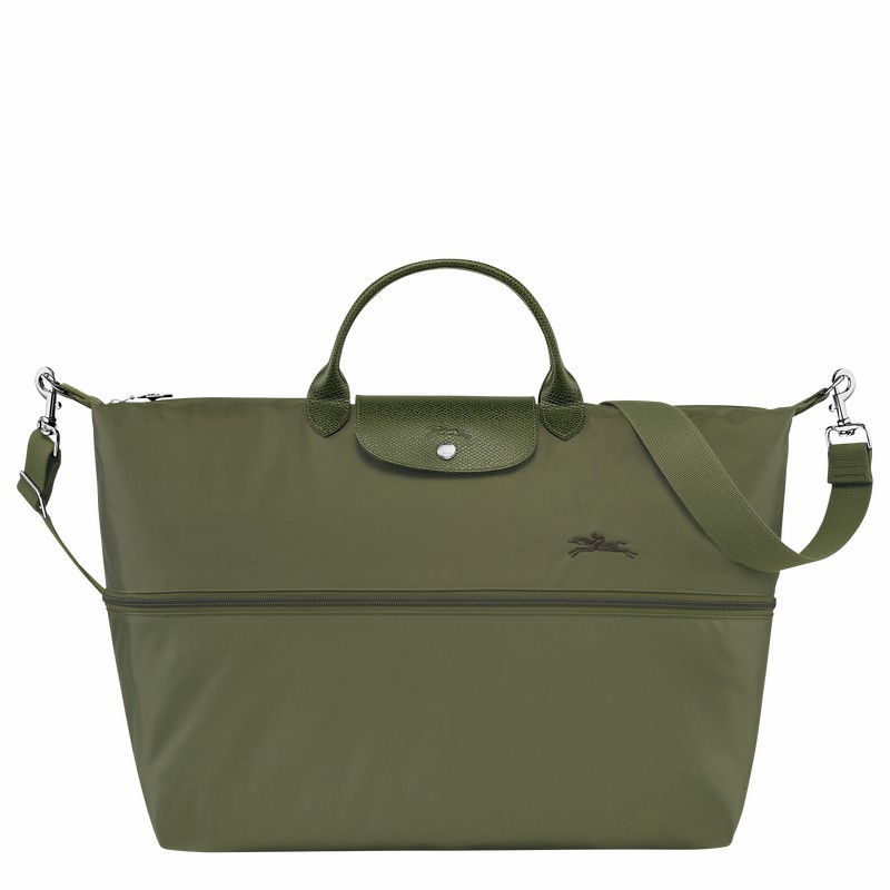 Longchamp Le Pliage Green expandable Reistas Heren Groen Uitverkoop | L1911919479-