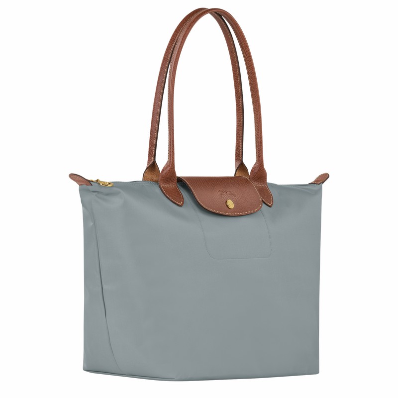 Longchamp Le Pliage Original L Tote Tassen Dames Grijs Uitverkoop | L1899089P80