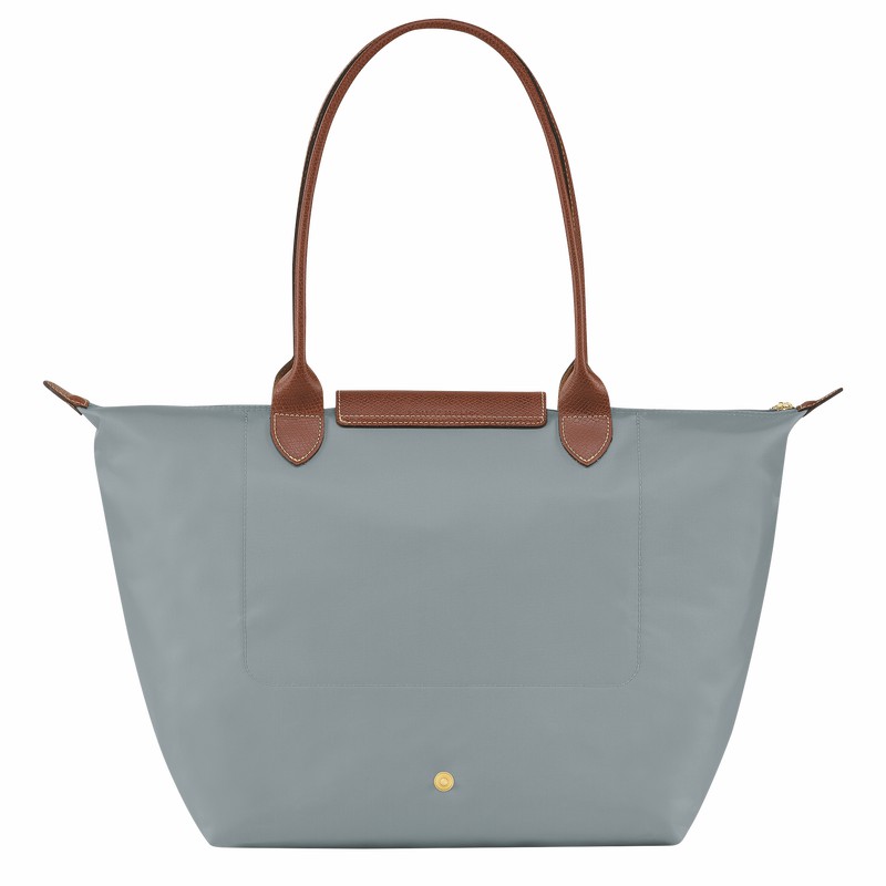 Longchamp Le Pliage Original L Tote Tassen Dames Grijs Uitverkoop | L1899089P80