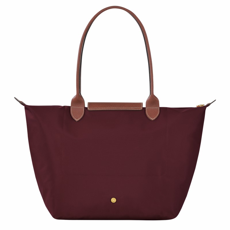 Longchamp Le Pliage Original L Tote Tassen Dames Bordeaux Uitverkoop | L1899089P87